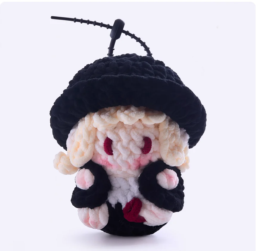 Celebrity merchandise: gummy candies, handmade crocheted dolls, keychains, and concert support materials/merchandise.