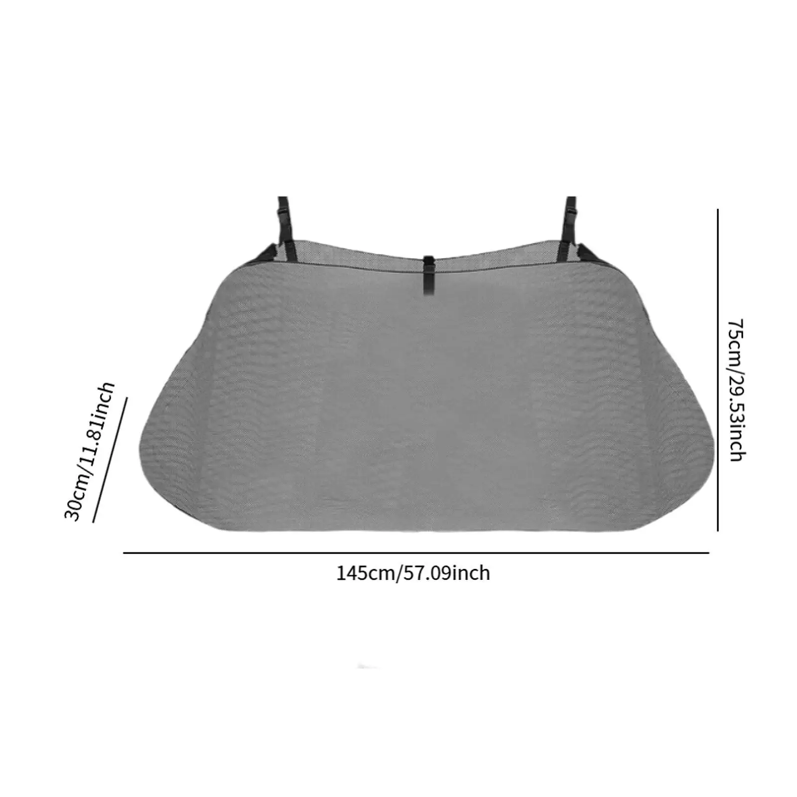Swimming Pool Toy Storage Mesh Bag Large 145cm for Rings Balls Inflatables Pool Noodles Hanging Organizer Poolside Fence Deck