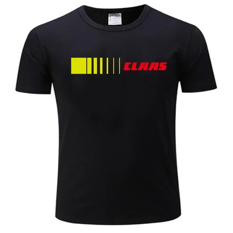 Maglietta в cotone Claas, футболка с различными изображениями и цветами, сельскохозяйственная игрушка, фирменная маска, teeshirt uomo estate