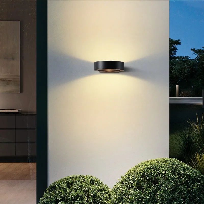 Outdoor wall lamp waterproof courtyard balcony led lamp super bright aisle stairs simple outdoor