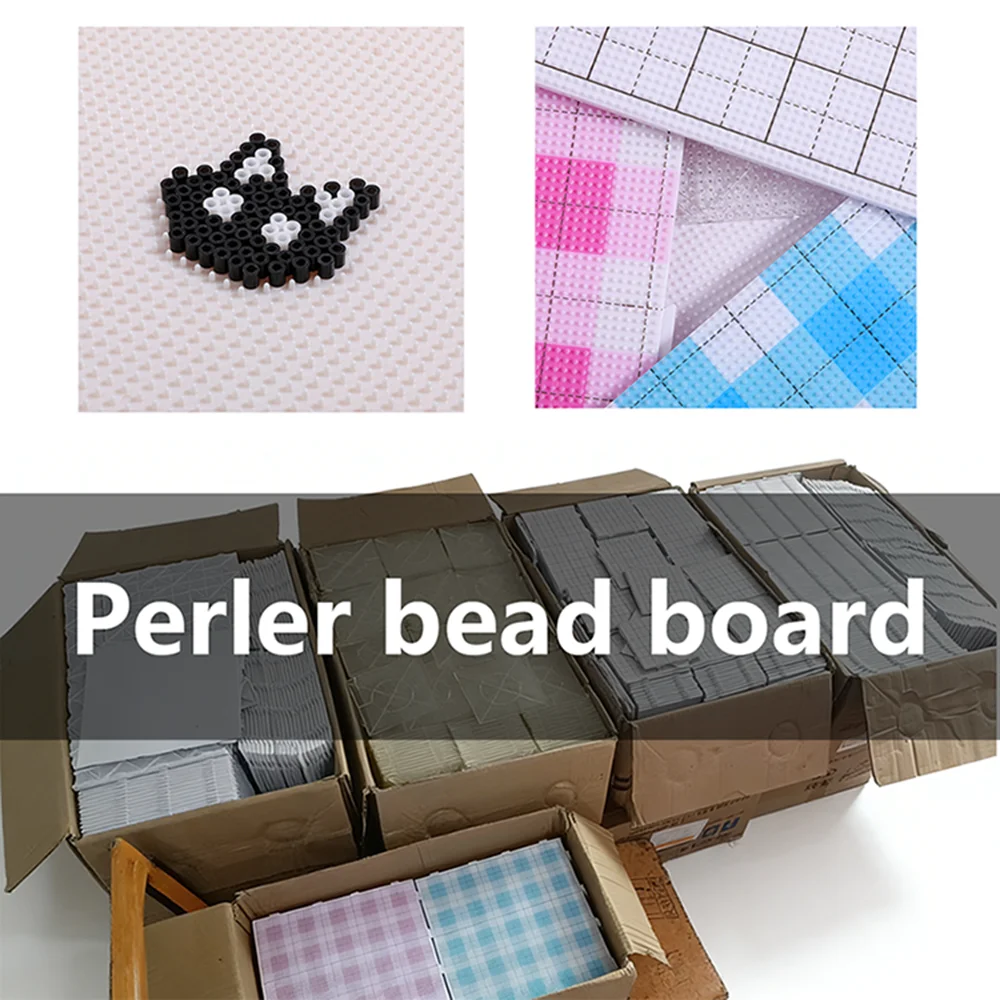 

Термостойкий коврик для бисера 2,6 мм, большой размер 14/28 см, с креплением для бусин, для проектов DIY Perler Beads, материалы для рукоделия