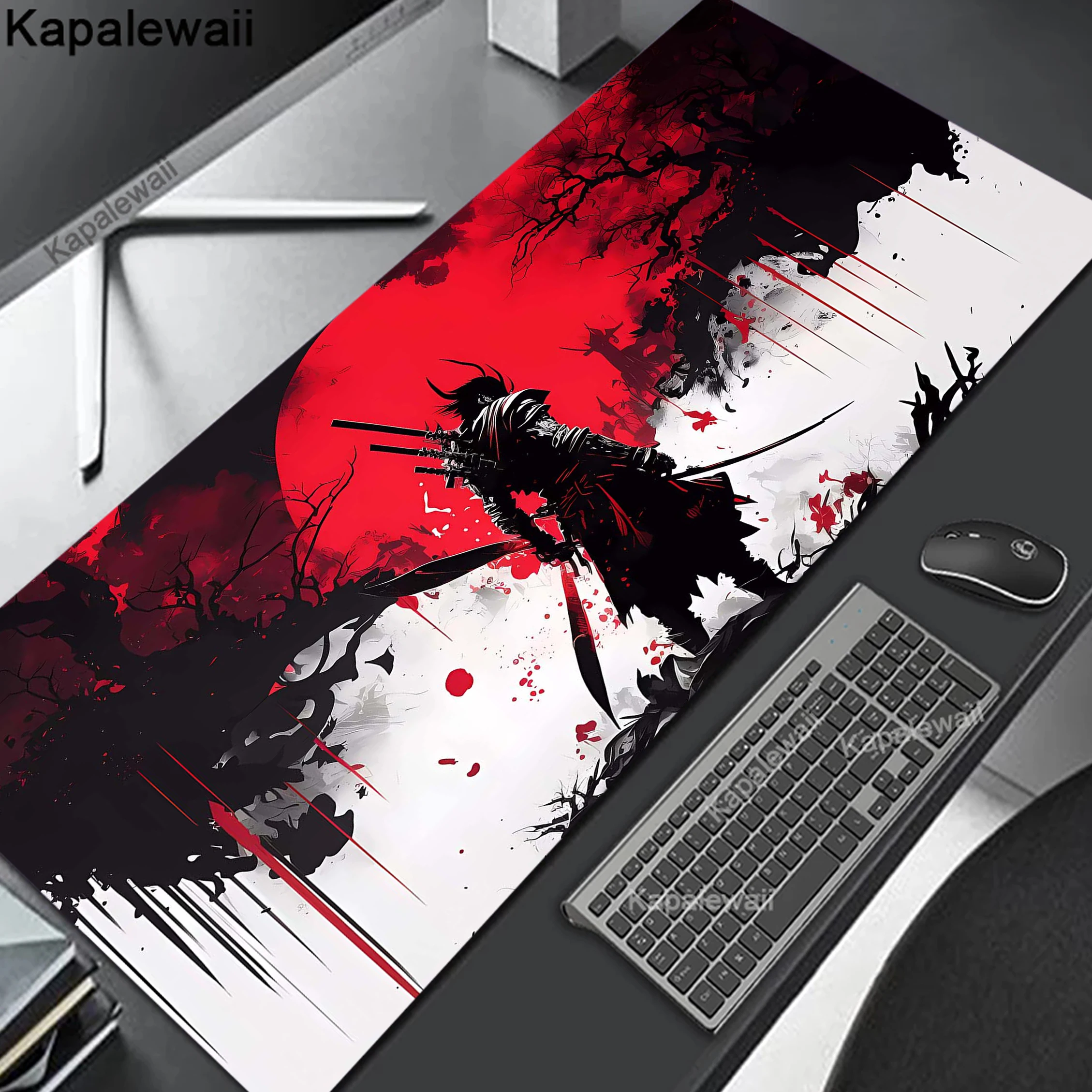 

Japanese Samurai Mousepad Large Mouse Mat Anti-slip MousePads Office Laptop Carpet Soft Anti-slip Desktop Mouse Pad Mouse Mat