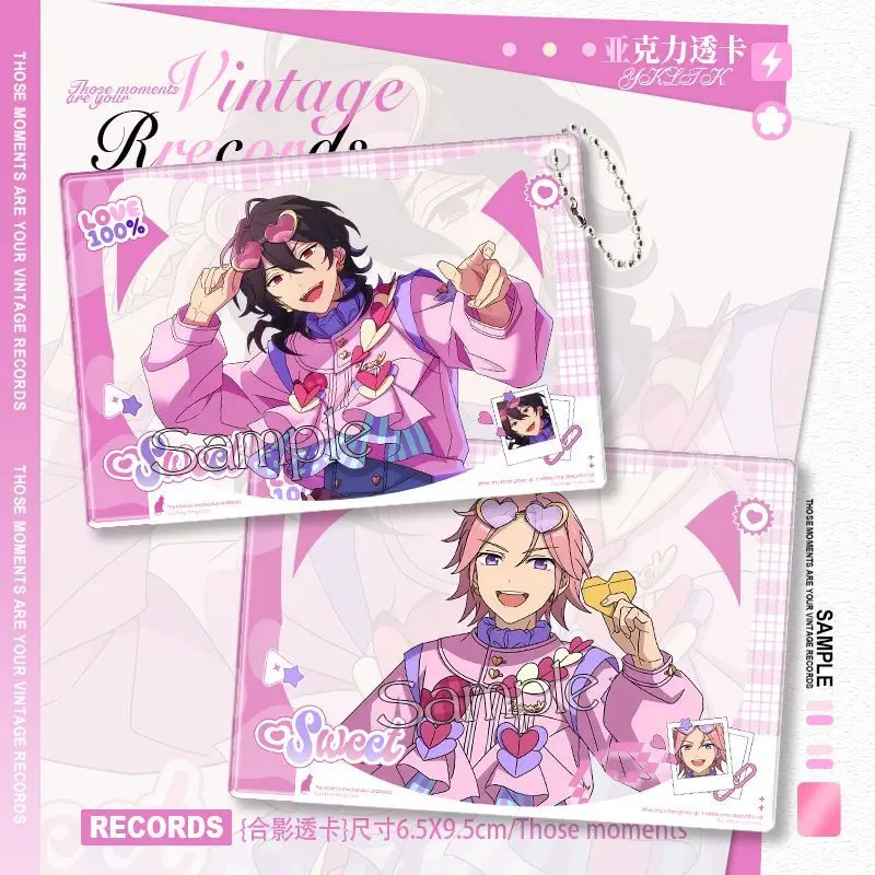 Llavero de anime Ensemble Stars Tomka ‌ ‌ Sakuma Rei Sena Izumi llavero para hombre para mujer figura de dibujos animados llavero acrílico colgante regalos