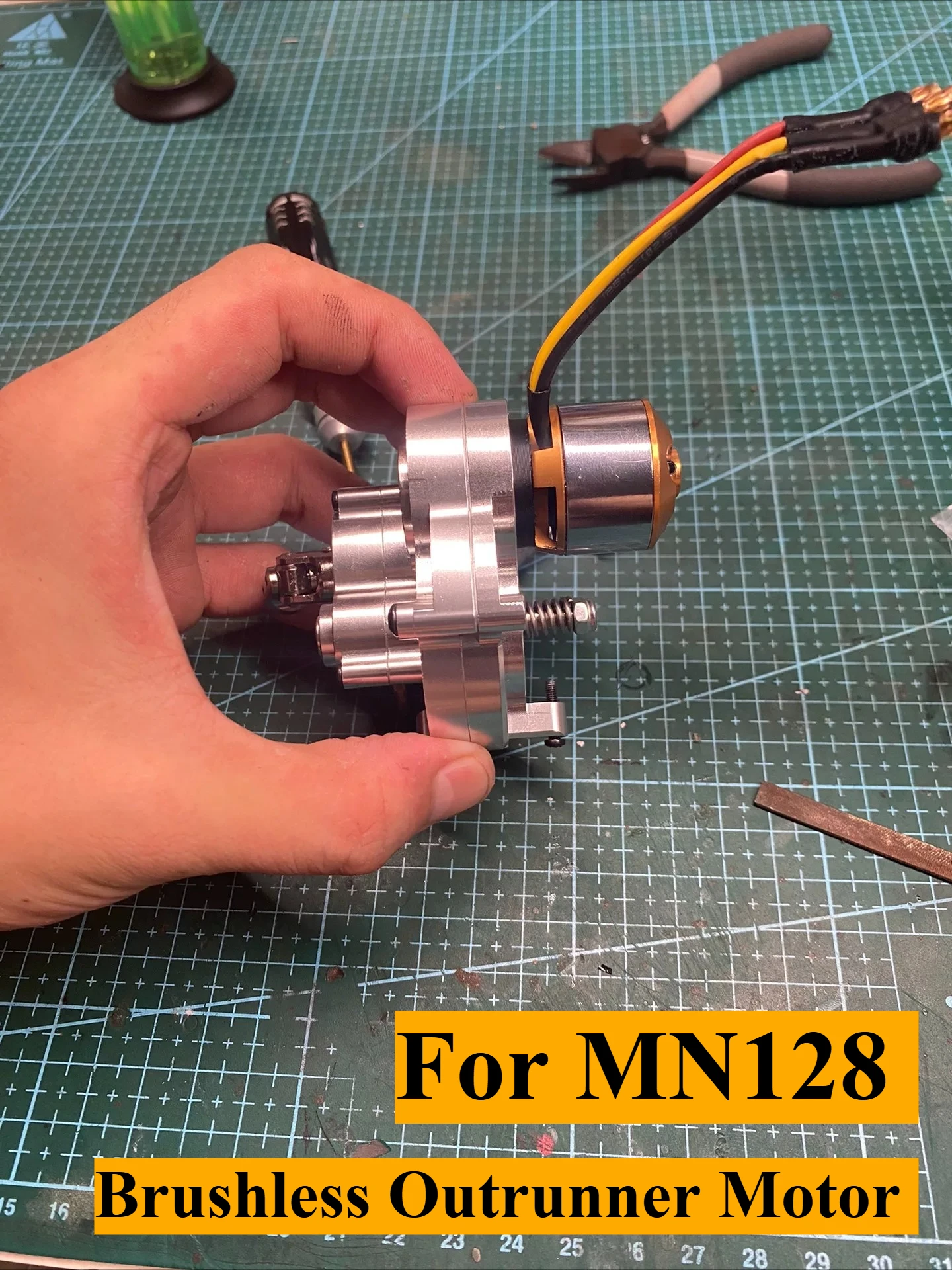 RC Off-road Brushless Outrunner Motor For MN128 Direct Plug Play 1/12 Scale Crawler Vehicle Upgrade Replacement Parts