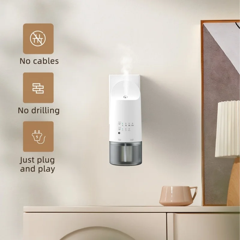 قم بتوصيل ناشر رائحة بدون ماء، موزع عطر الفندق والزيوت العطرية، كفاءة التفتيت، معطر الهواء المنزلي