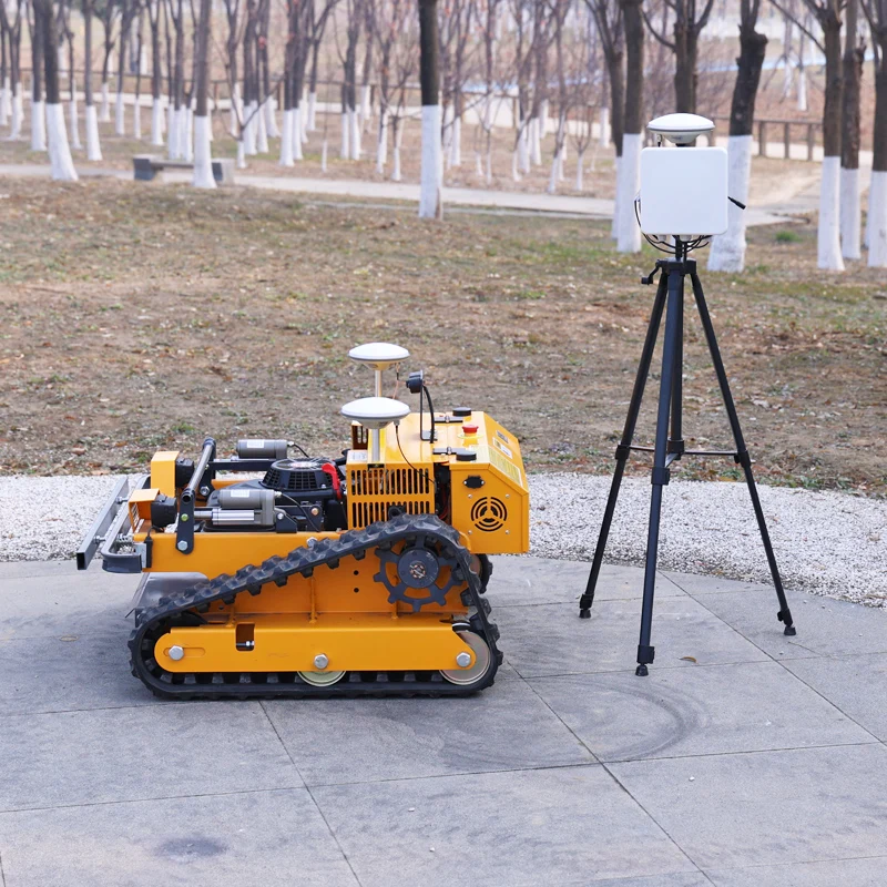 Customized GPS Automatic Cutting Lawn Mower - Small Household Agricultural Remote-Controlled ATV Tracked 4-Stroke Weeder