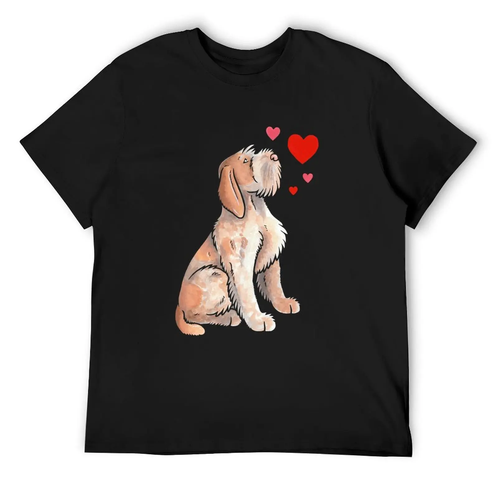 

Italian Spinone love T-Shirt quick-drying anime tshirt cotton graphic tees custom t-shirts plain t shirts men