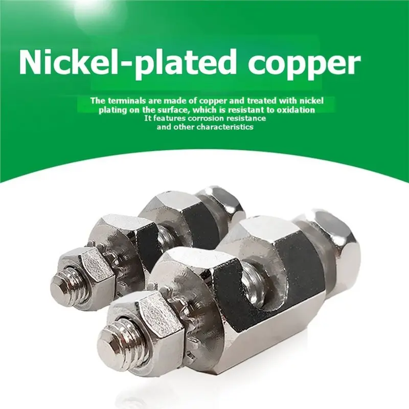 B48A 5Pcs Solar PV Grounding Clamp Earth Terminal For Panel Wire