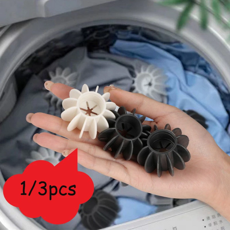 Reusable Silicone Laundry Ball Pet Hair Remover Washing Machine Hair Catcher Clothes Dryer Ball Catch Lint Laundry Washing Balls