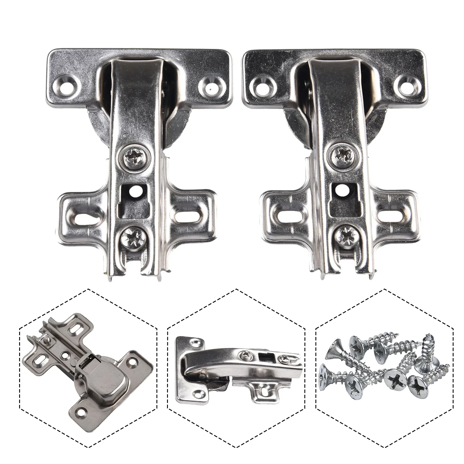 High Performance Concealed Door Hinge Set Of Two Designed Specifically For Kitchens And Elegant Furniture Pieces