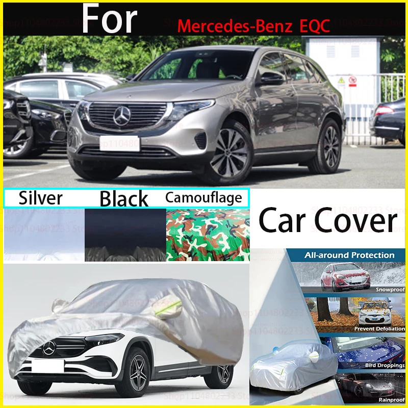 

for Mercedes-Benz EQC car covers Outdoor Protection Full Car Covers Snow Cover Sunshade Waterproof Dustproof Exterior