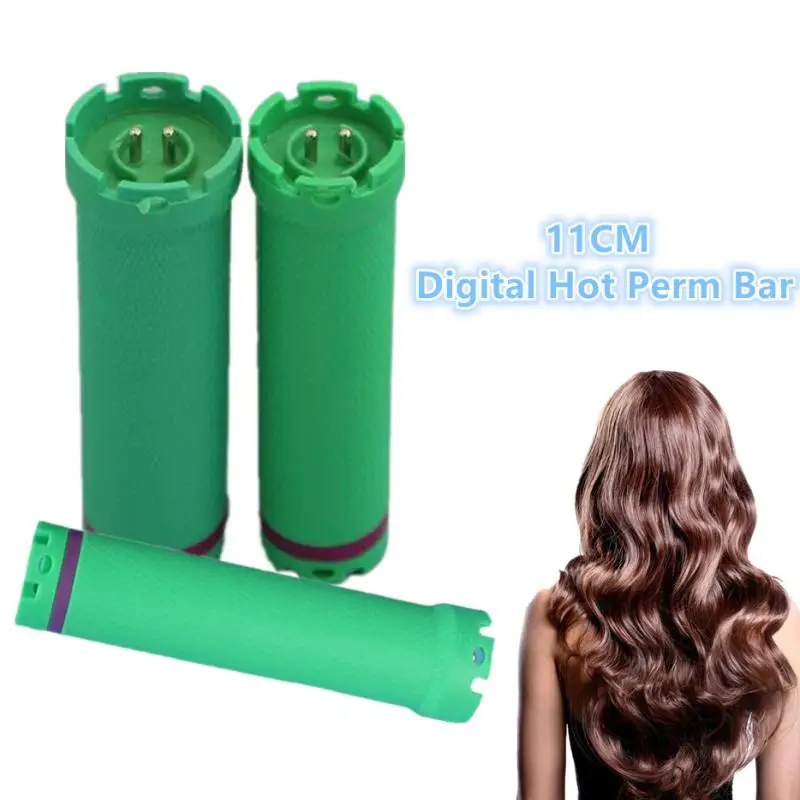 110mm 24V Resistant Hair Hot Perm Rods Electric Heated Curlers Bars Rollers Wavy Hair Salon Barber Curling Spiral Styling Tools