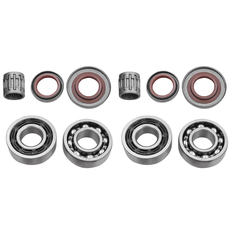 4X Crankshaft Crank Bearing Oil Seals Kit For Stihl MS361 MS 361 Chainsaws Parts 9503-003-4266 9503-003-0354