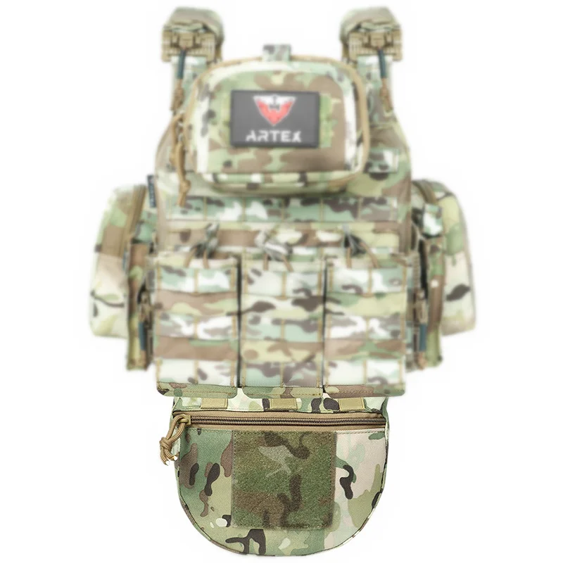 

Actical Chest Pouch FC Large Sub-Pouch Expanded Lower Belly MOLLE Panel Plate Carrier Accessories Combat Assault Magazine