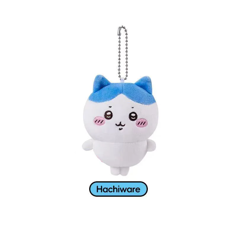 Heißer neuer Kawaii Chiikawa Plüsch-Schlüsselanhänger, niedlicher Anime Hachiware Cartoon-Taschenanhänger, Spielzeuganhänger, Geburtstagsgeschenk – Detail 3