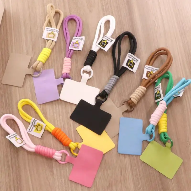 Outdoor Mobile Phone Rope Keychain Wrist Strap Backpack Hiking BuckleNylon Woven Rope Bag Decoration Luggage Zipper Strap