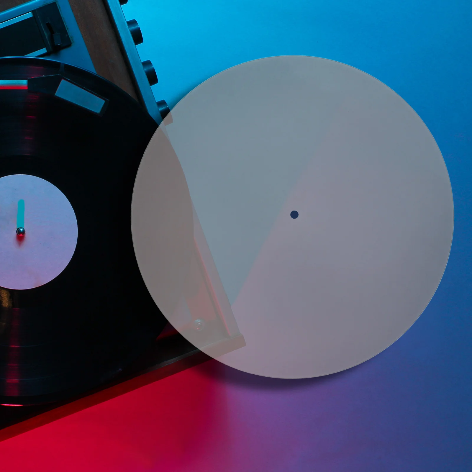 

Acrylic Record Pad Playing Anti Static Mat Phonograph Turntable Player for Vinyl