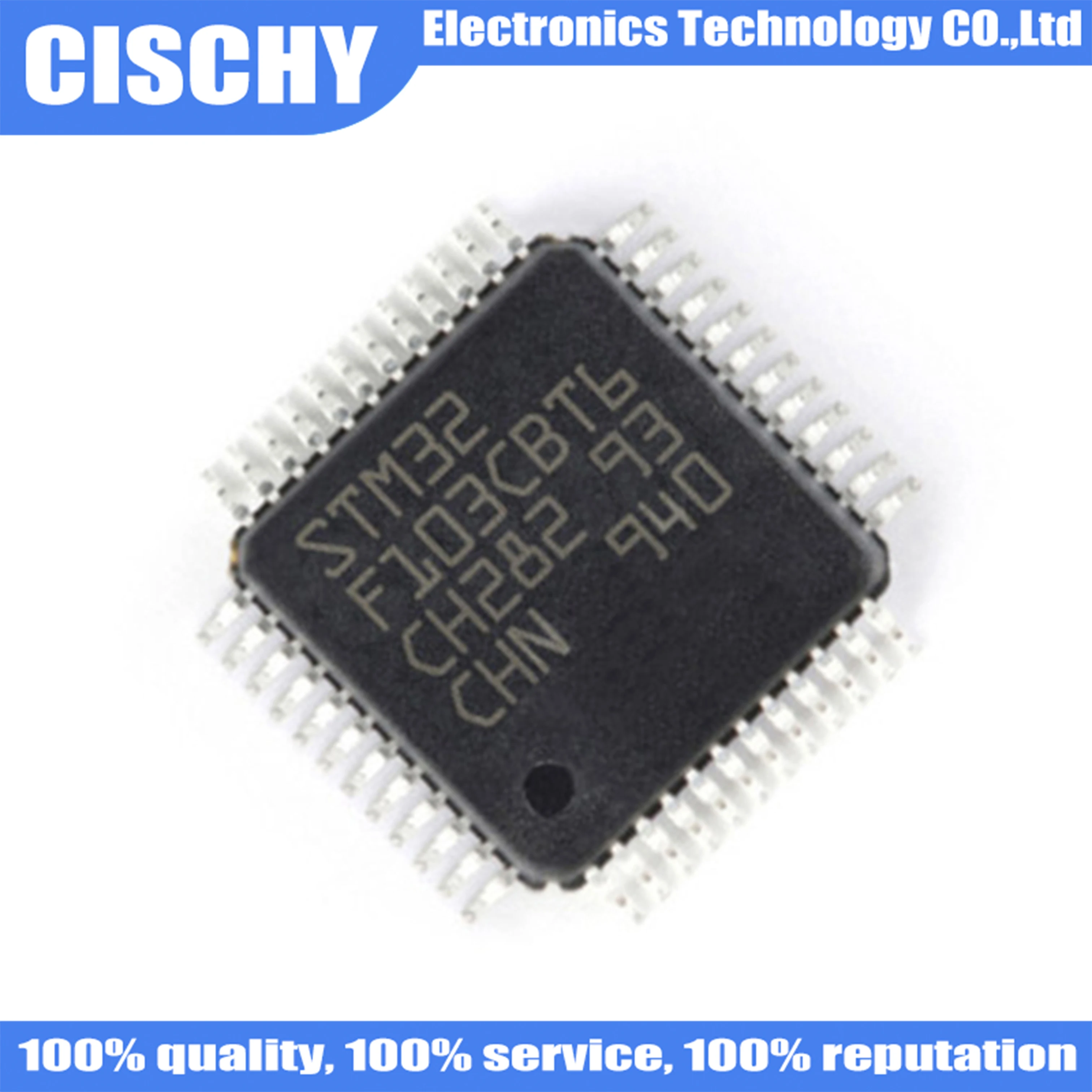 1pcs/lot STM32F103V8T6  STM32F103CB STM32F103CBT6 32F103CBT6 STM32F103VET6  STM32F103VCT6  QFP-48 In Stock