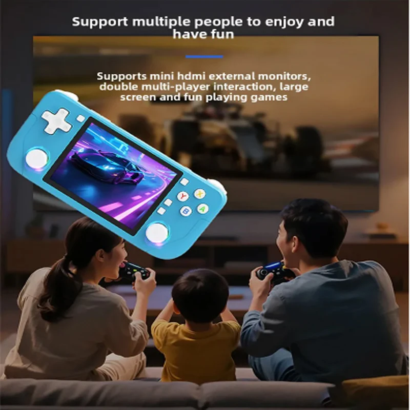 وحدة تحكم ألعاب محمولة باليد: شاشة كبيرة عالية الوضوح، جهاز ألعاب ريترو PSP كلاسيكي، RK-88