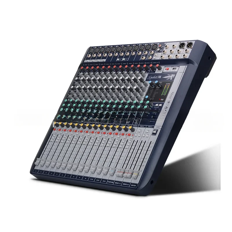 Soundcraft 16 Channels Audio Mixer ลายเซ็น การแสดงการร้องเพลงบนเวที คําสั่งซื้อ 2 รายการ