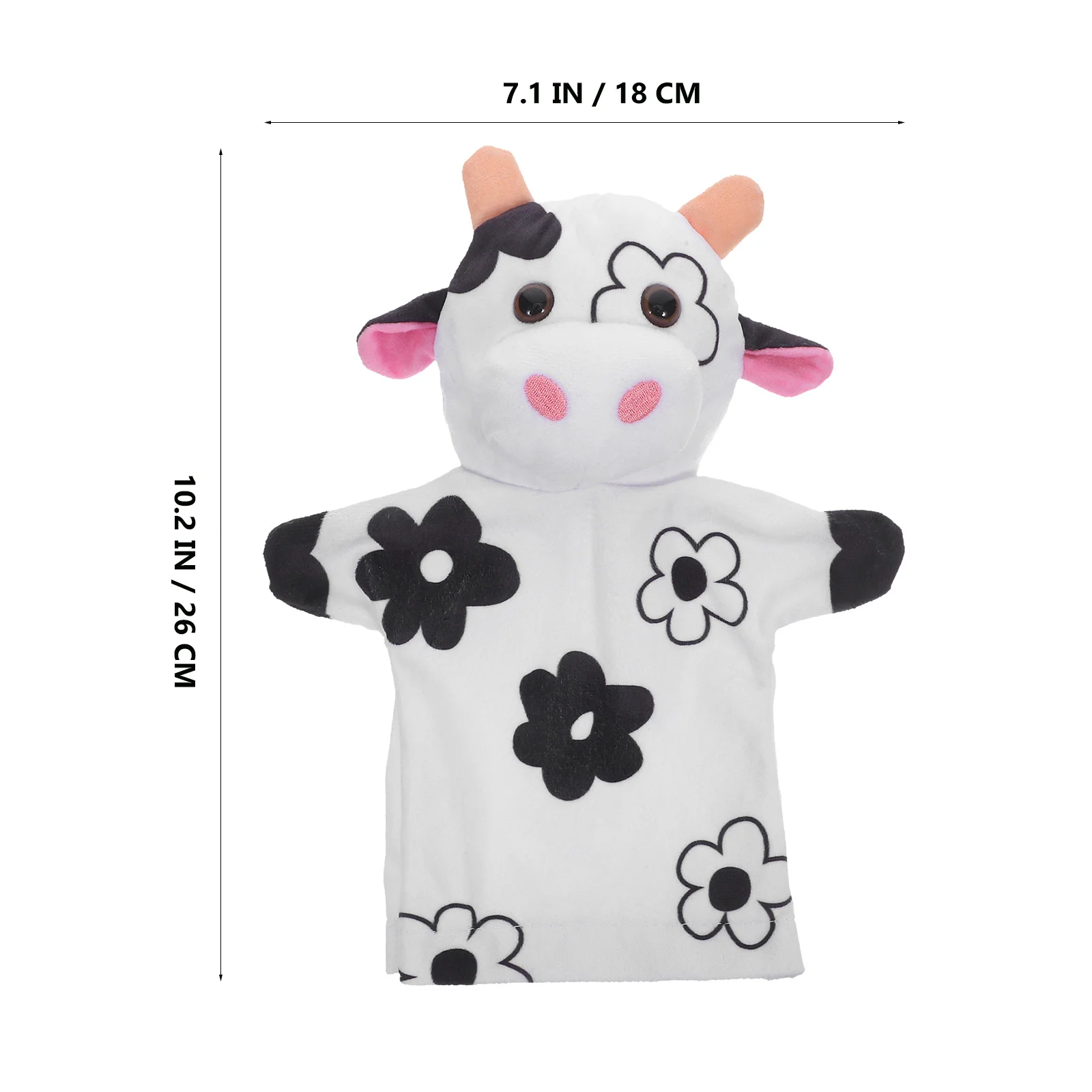 Handpoppen met boerderijdieren Leuke koe voor kinderen Fantasierijk spelen Storytelling Set Klaslokaalbenodigdheden Fantasiespel Peuter