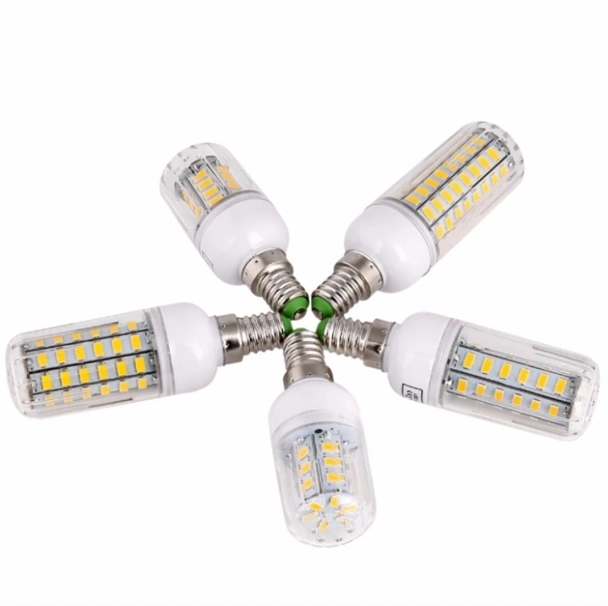 E27 E14 LED Corn Bulb 24 36 48 56 69 72 LEDs SMD 5730 220V Lampada LED Lamp Chandelier Candle LED Light Bombilla