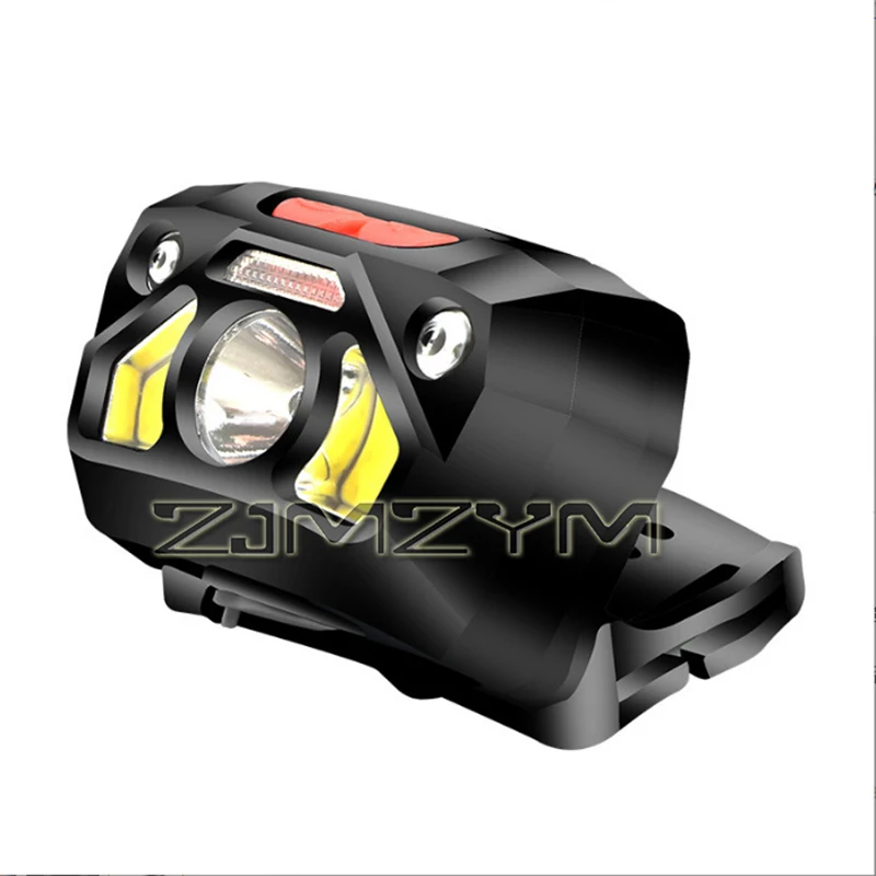 

High Light COB Induction Headlight Multifunctional ABS Waterproof Dual Switch LED Strong Head Light with Overcharge Protection