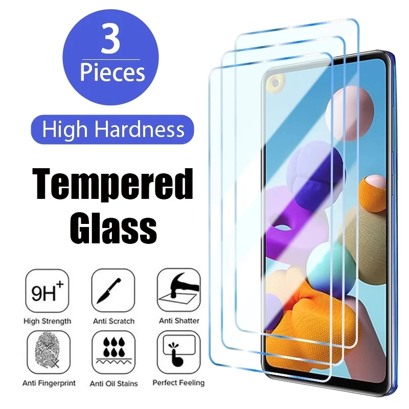 3Pcs Tempered Glass for Motorola Moto G13 G23 G53 G73 G22 G32 G52 G72 G82 E13 E32 E22i Edge 20 Pro 30 Neo Screen Protector Film