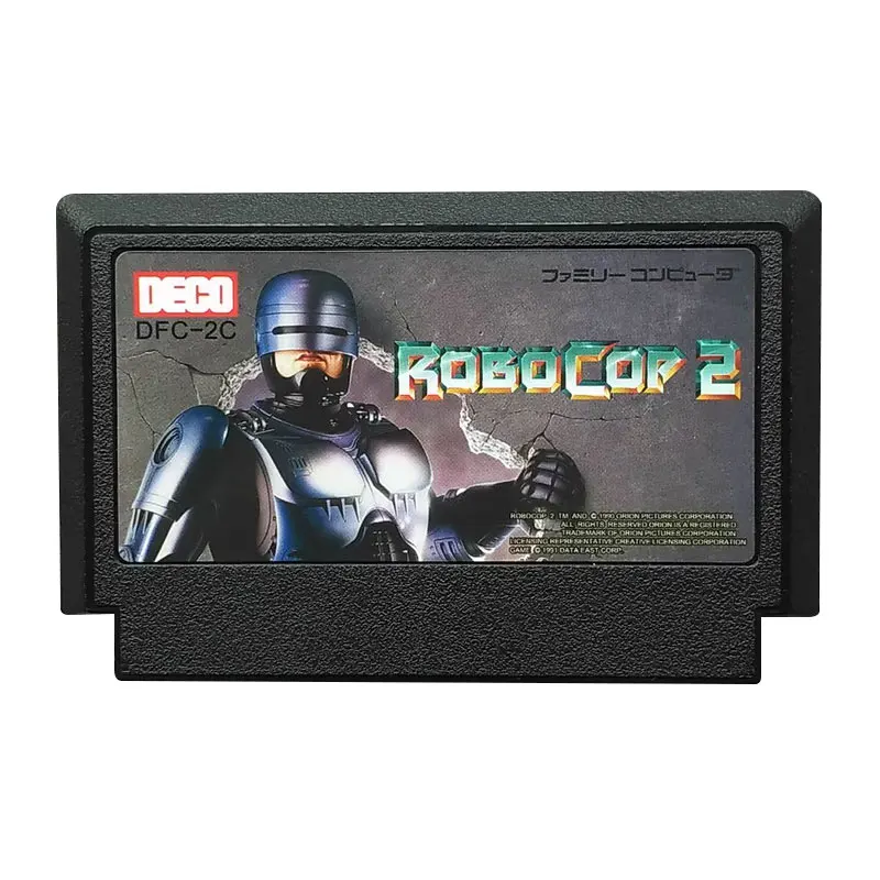 RoboCop-2 8 Bit Game Cartridge For 60 Pin TV Game Console Japanese version