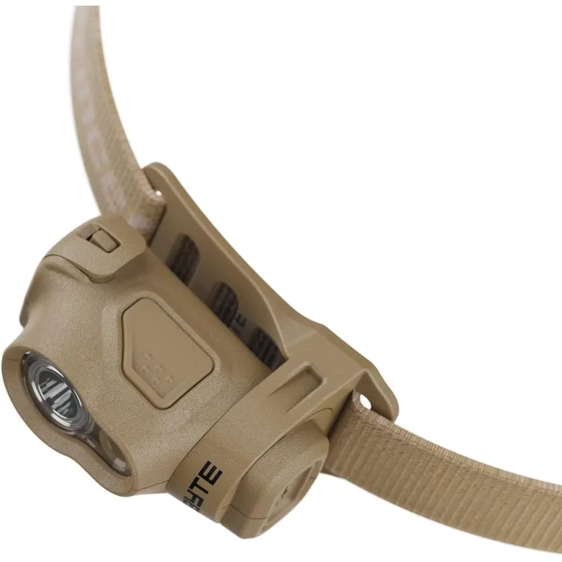 Princeton Tec Byte Lampe frontale tactique LED multi-mode à faisceau multiple IPX4 résistante à l'eau avec 200 lumens, accessoire extérieur essentiel