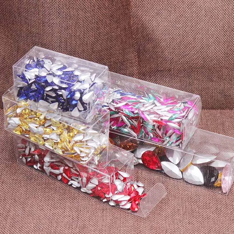 1 lotto = 10 pezzi 4 x4x 8/10/12/16/20cm all\'ingrosso NewClear PVC Box Packaging matrimonio/natale preferito caramelle al cioccolato evento regalo