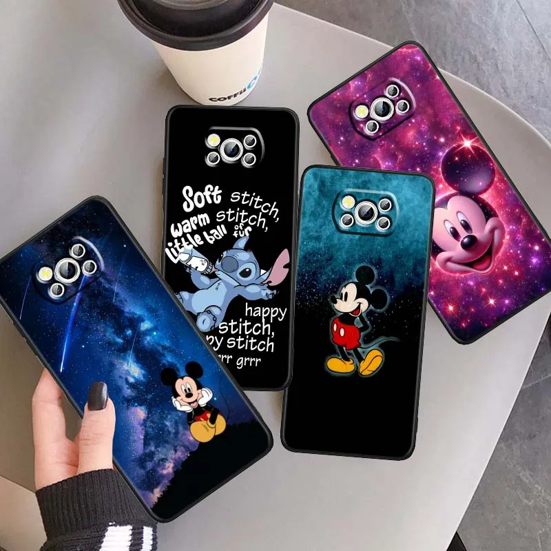 

Cool Mickey Minne Popular Art For Xiaomi Mi Poco F3 F4 F5 F6 X3 X4 X5 X6 X7 M3 M4 M5s M5 M6 GT Pro 5G Black Cover Phone Case