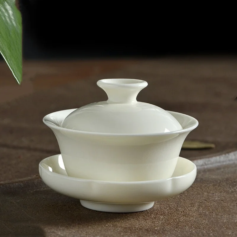 

50ml Chinese Mini Porcelain Gaiwan Gongfu Tea Cup Creative Tea Ceremony Decorate