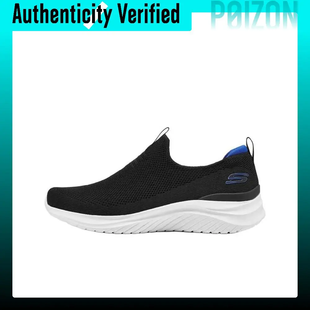 Skechers FLECTION 3.0 Classic And Versatile Low top Casual Shoes Men's Black White 8790219-BKW