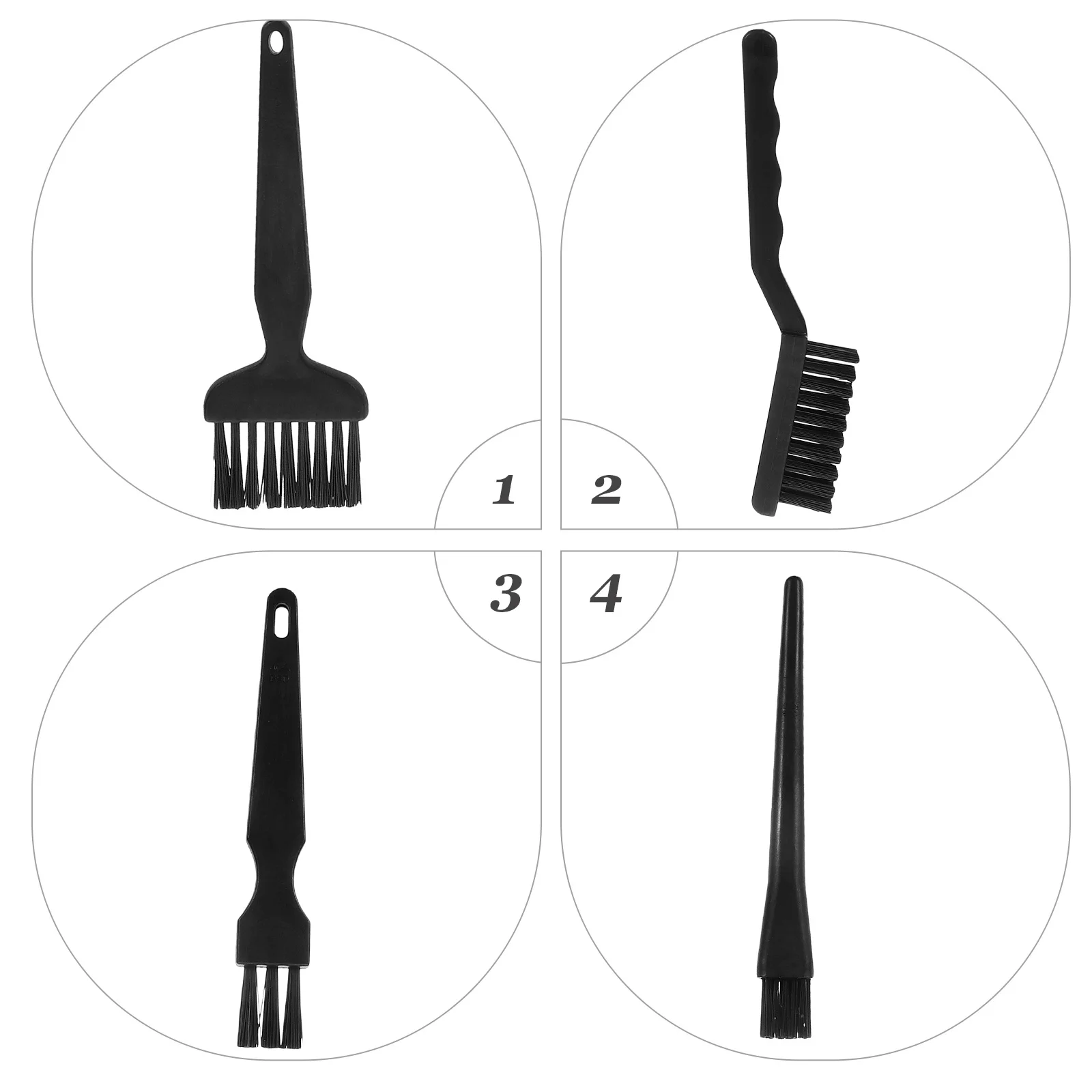 

10Pcs Anti Static Brush Set Multi Purpose Cleaning Kit for Keyboards Circuit Boards Electronics Accessories Laptop Cleaning Kit