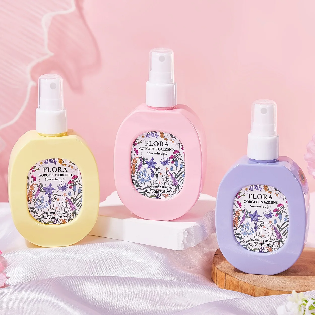 

Безалкогольный парфюмированный спрей для волос и тела с длительным ароматом, 100 мл, цветочный аромат, свежий и натуральный, женский парфюм