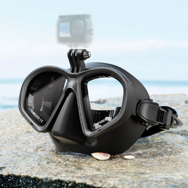 

Professional Scuba Diving Mask Underwater Mask Anti-Fog Swimming Goggles Glasses Diving For GoPro Camera Holder Pool Equipment