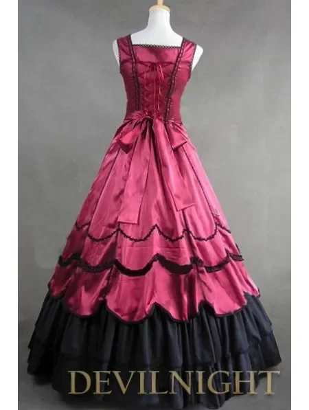 Women Victorian Elegant Gothic Lolita Marie Antoinette Baroque Rococo Ball Gown Party Cake Dress Court Noble Princess Costume