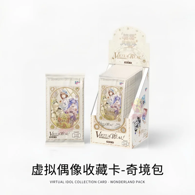 

В наличии оригинальная серия Virtuareal Virtual Idol, 1-я коллекционная карта в стране чудес, коллекционная карта, карта-сюрприз, подарочная игрушка