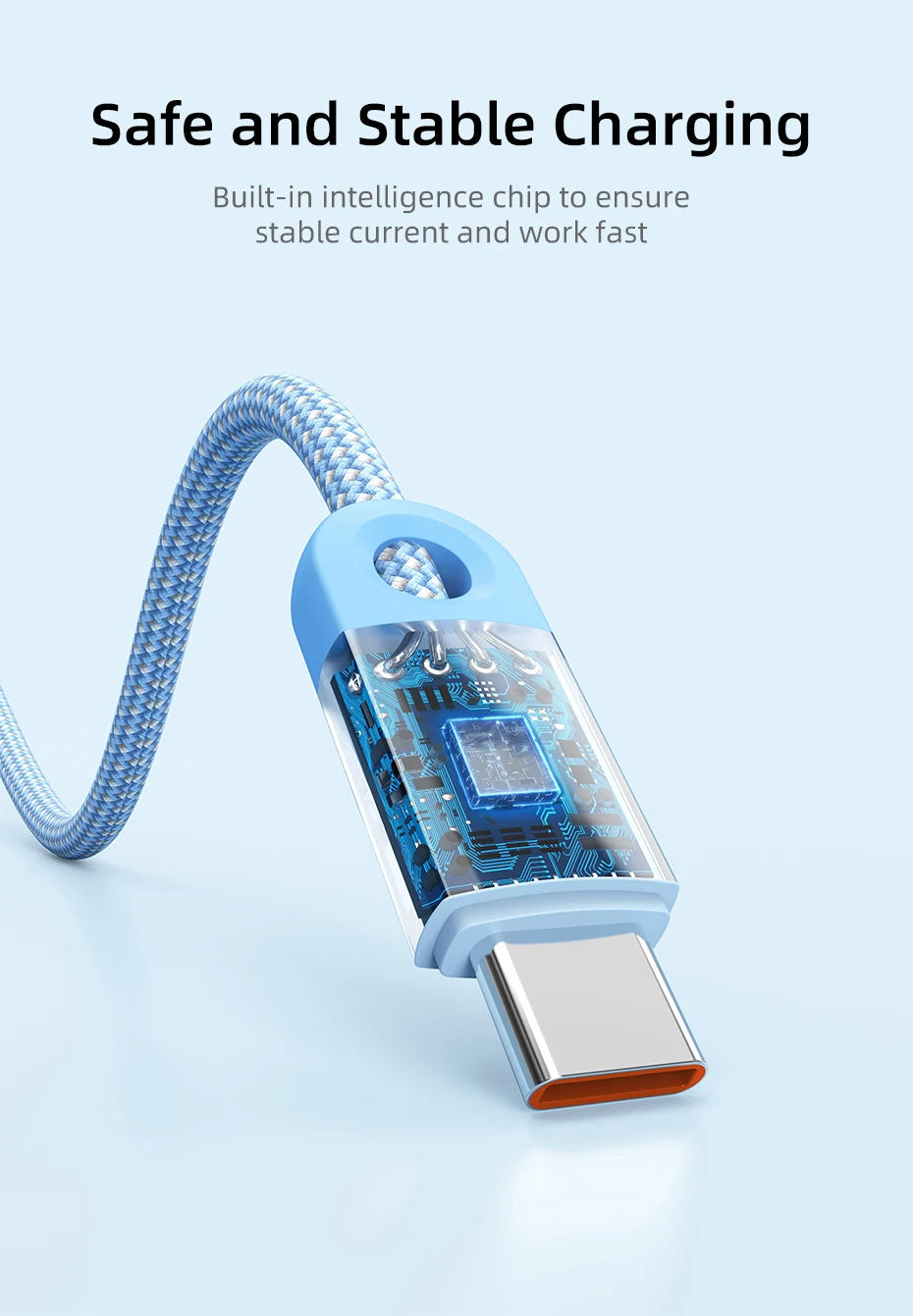 CABLETIME USB A auf USB C Kabel 6A Super Ladung Telefon Kabel Für Huawei Mate 60 Honor 100 W/88 W XIAOMI Schnelle Ladekabel – Detail 8