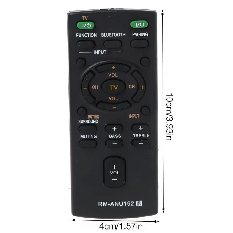 RM-ANU192 Remote Control for Smart LCD LED HT-CT60BT HTCT60BT SACT60BT Dropsale