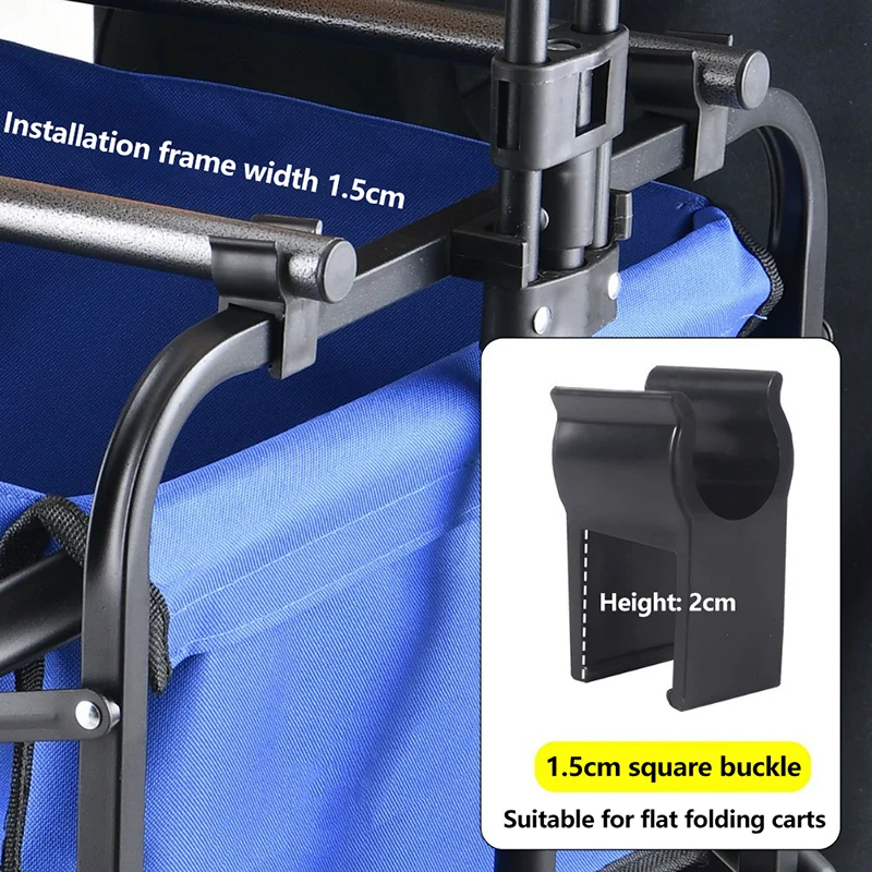 

1/4 шт., 15 мм, 20 мм, походная тележка, настольное крепление, тележка для продуктов, пряжка для карт, пряжка для тележки, крепление для сада, продуктов