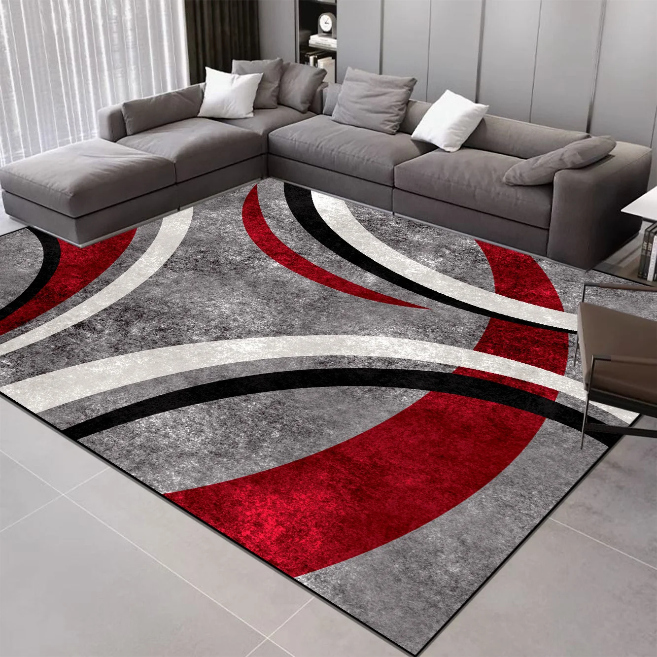 Geometry Decoration Nordic Carpets Living Room Sofa Area Rugs Home Bedroom Decor Luxury Carpet Room Hallway Soft Large Floor Mat