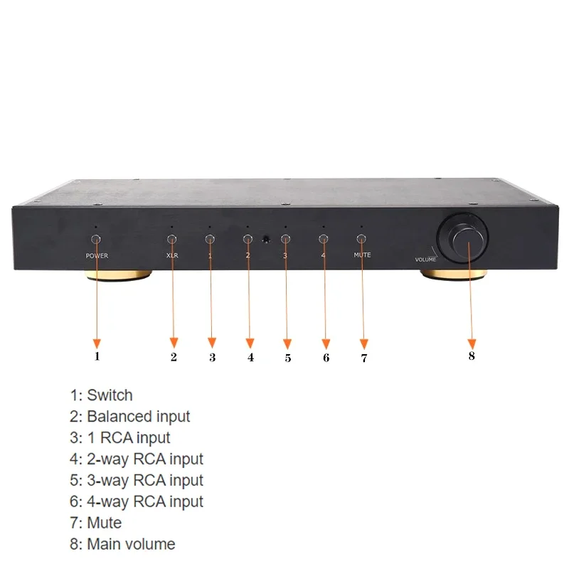 6X Amplification Refer To Bryston BP26 Circuit Fully Balanced Preamplifier Low Distortion HIFI Preamplifier Amplifier Audio