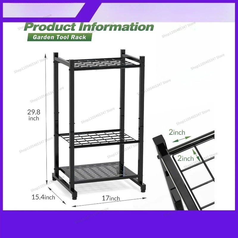 For Garden Cleaning Storage Rack, Farm Tool Finishing Tool Rack, Multi-purpose Garden Tool Organizer