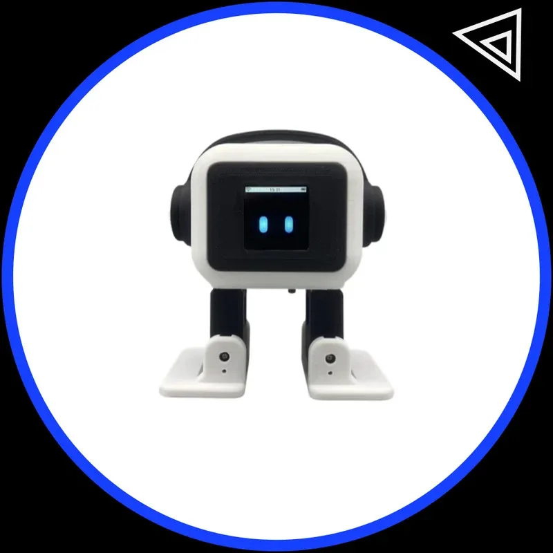 AI EMO Robot ESP32-S3 Main Control 1.54inches Screen Intelligent Interactive Robot Voiceprint Recognition Companion for Child