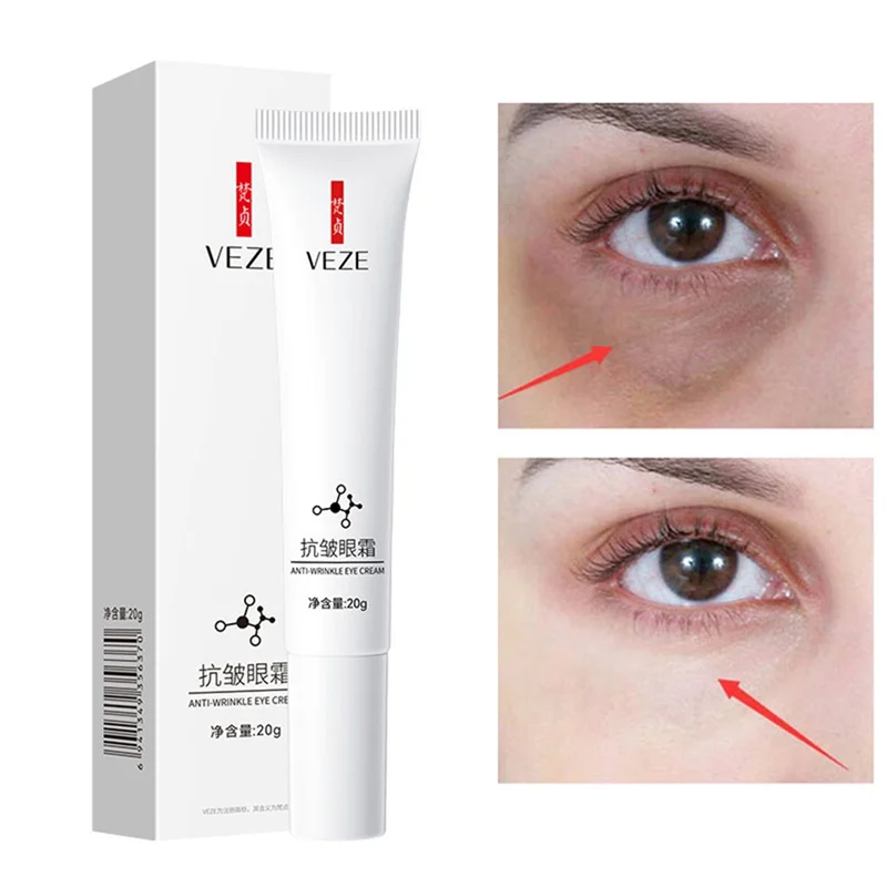 BFYL-VEZE crema para ojos con nicotinamida ojeras elimina las bolsas de los ojos debajo de los ojos suero hidratante ácido contra la hinchazón Gel para el cuidado de los ojos
