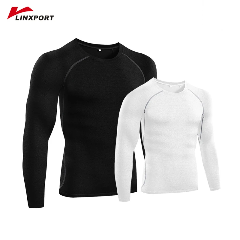 

Men Musculation Clothing Dumbbells Bodybuilding Sweatshirt Breathable Running Shirts Gym Jerseys Long Sleeve Tights Clothing