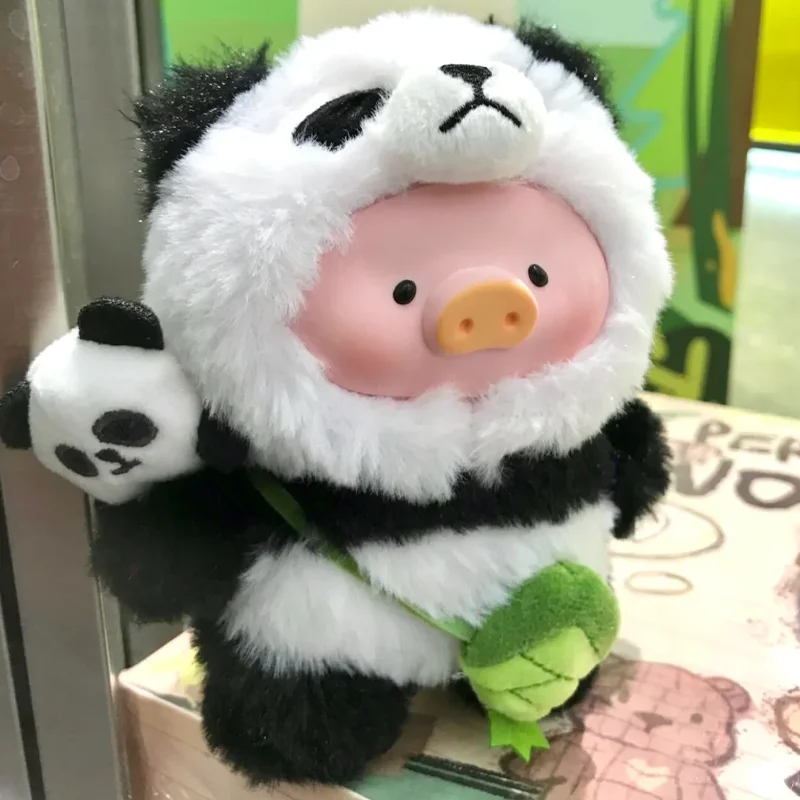 

Cute Lulu Pig Panda Canned Pig Vinyl Face Plush Blind Box Doll Bag Pendant Decoration Trendy Toy Mystery Box Girl Surprise Gifts