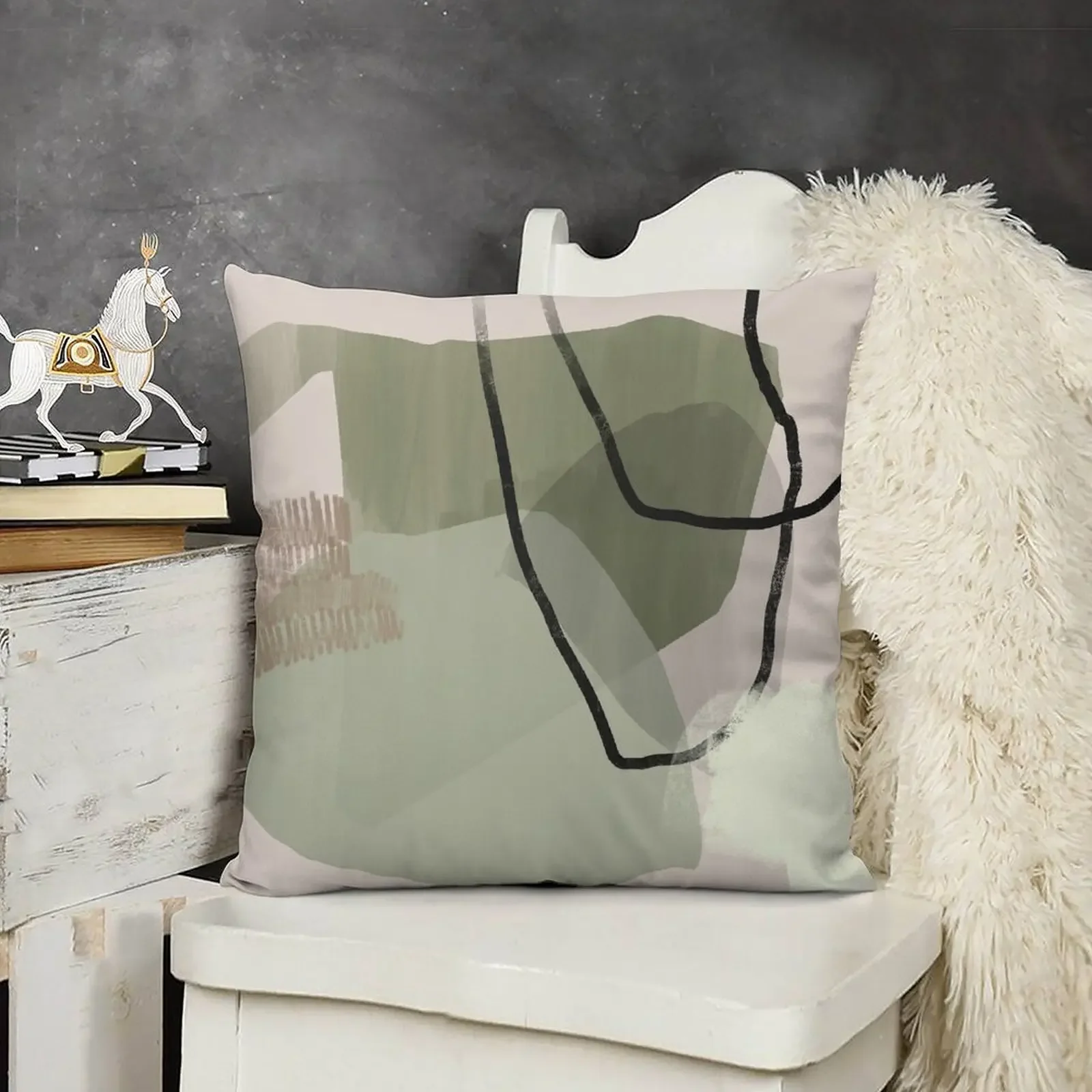 

Sage Throw Pillow Pillow Case Christmas Bed pillowcases pillow